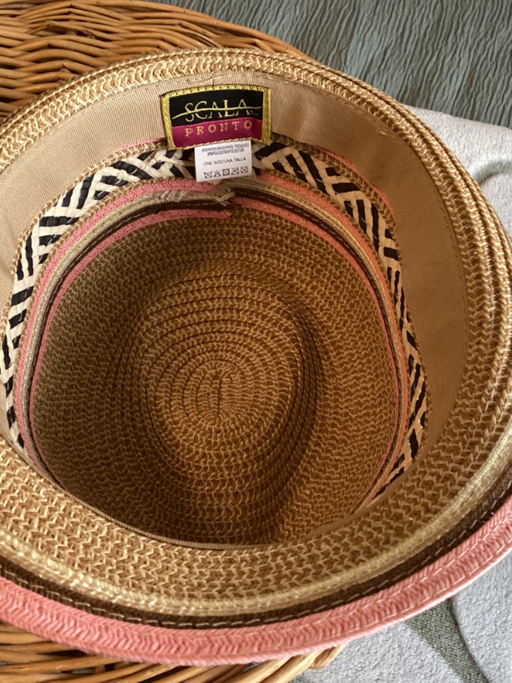 Scala Pronto straw hat NWT - Picture 4 of 4